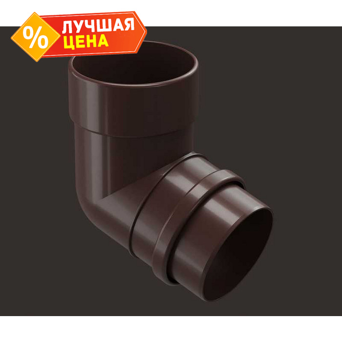 Колено 72˚ PREMIUM, шоколад