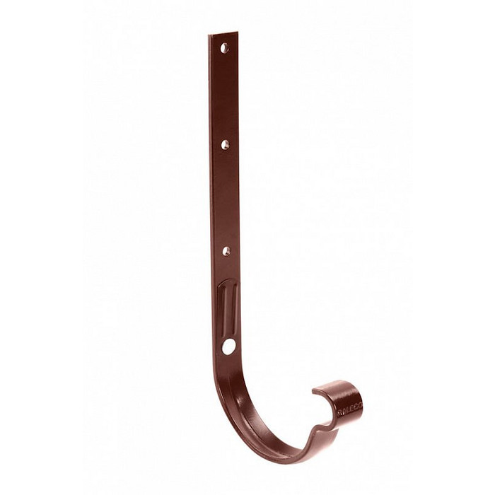 Метал. кронштейн длиный усиленный STAL, 152(130)/90 мм, цвет Темно-коричневый, Galeco