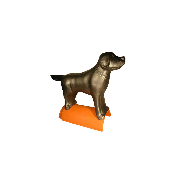 Декоративный элемент на кровлю Собака, черная глазурь, Purr-Keramik